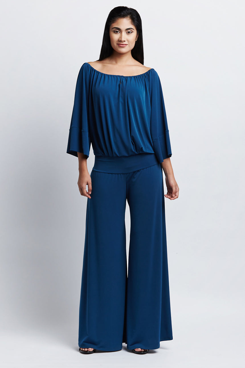 Sonia Off-Shoulder Wide Leg Jumpsuit