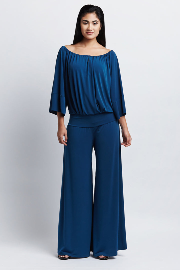 Sonia Off-Shoulder Wide Leg Jumpsuit