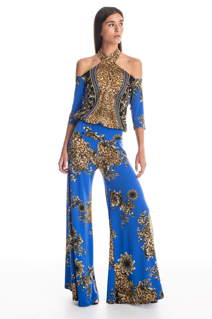Connie Royalty Wide-Leg Jumpsuit