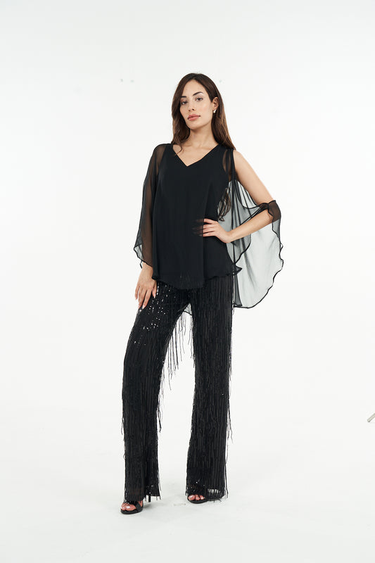 Holly Pant - Black French