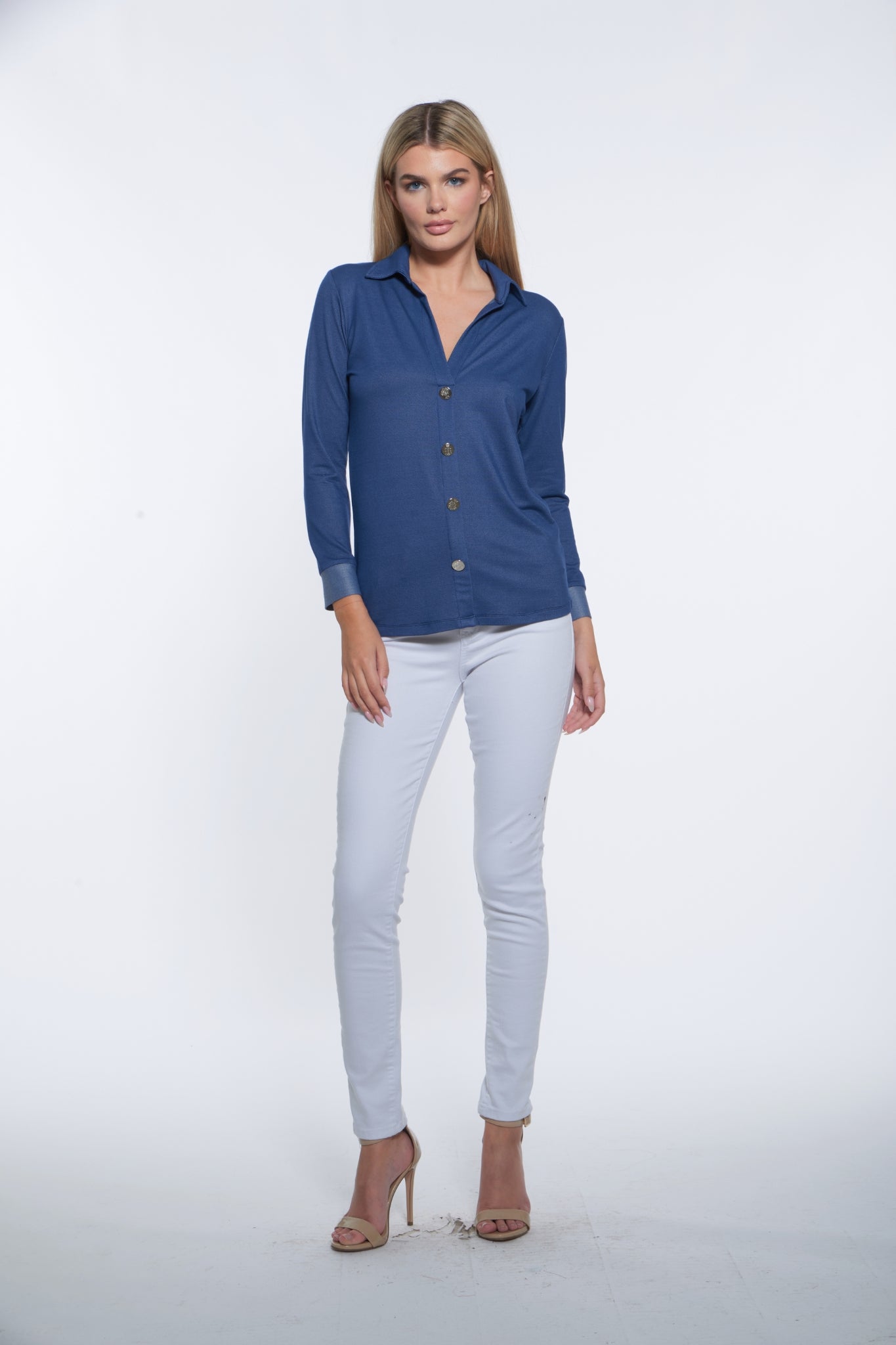 Delia Top - Denim