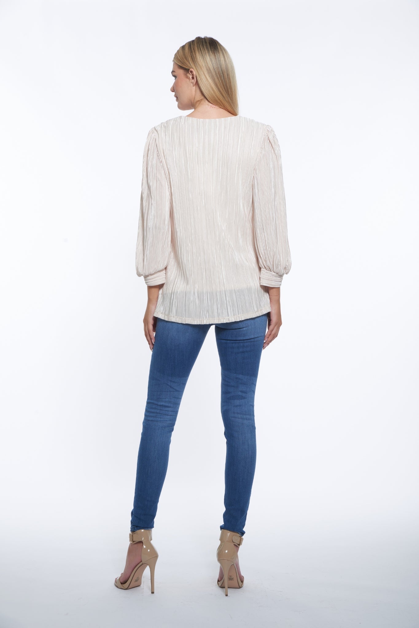 Gale Top - Pearl Plisse