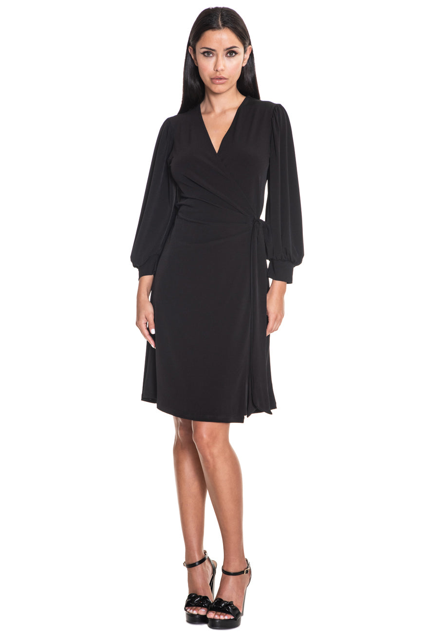 Nelson Long Sleeve V Neck Dress