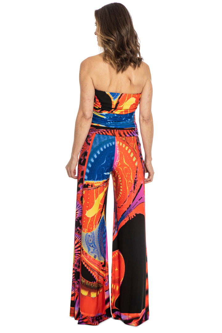 Chris Strapless Wide Leg Jumpsuit