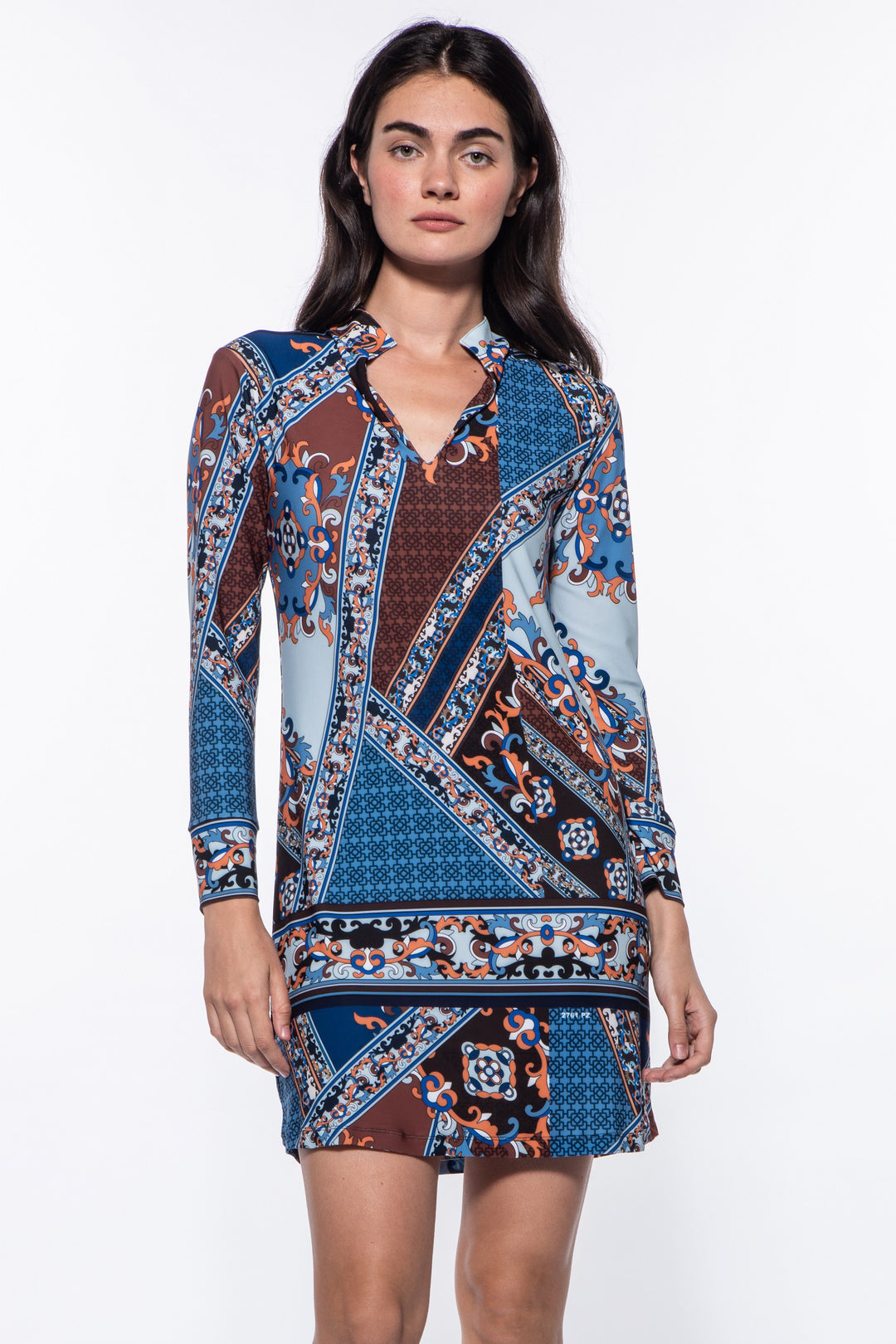 Alumi Persian Patchwork Tunic Mini Dress