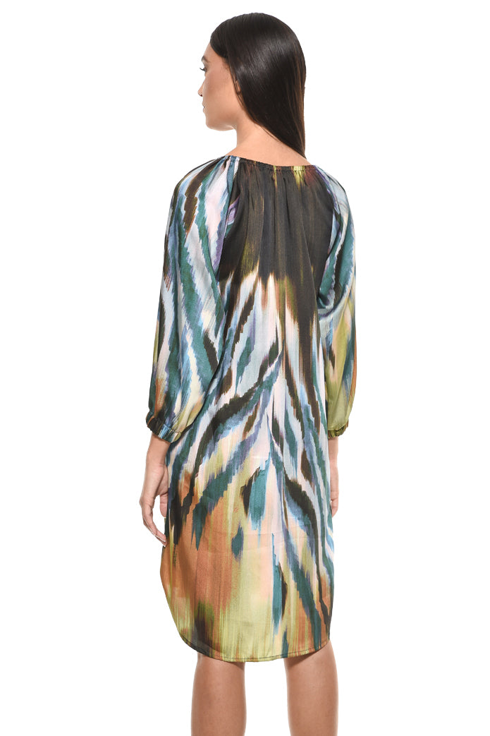 Victoria V-Neck Shift Mini Dress