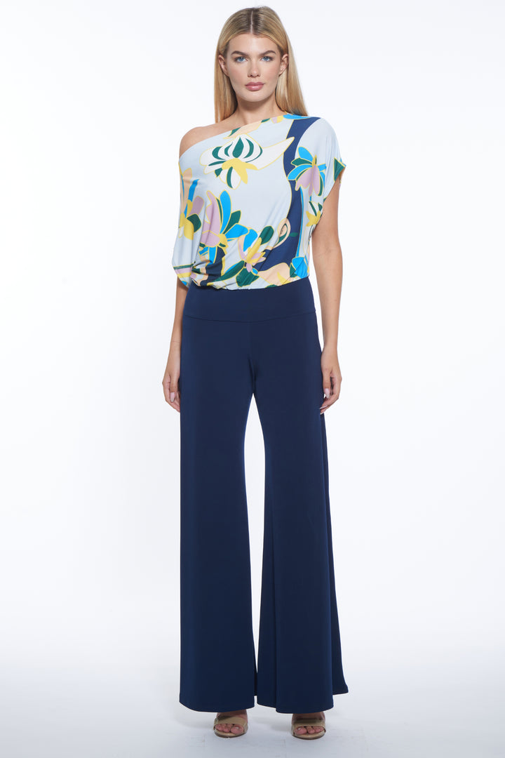 Dale Mixed Off The Shoulder Jumpsuit