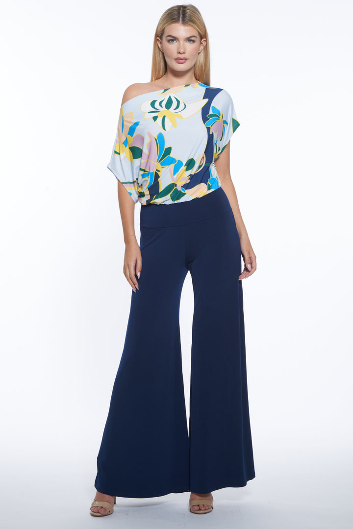 Dale Mixed Off The Shoulder Jumpsuit