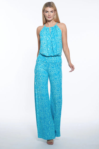 Walter Halter Wide Leg Jumpsuit - Atlantis