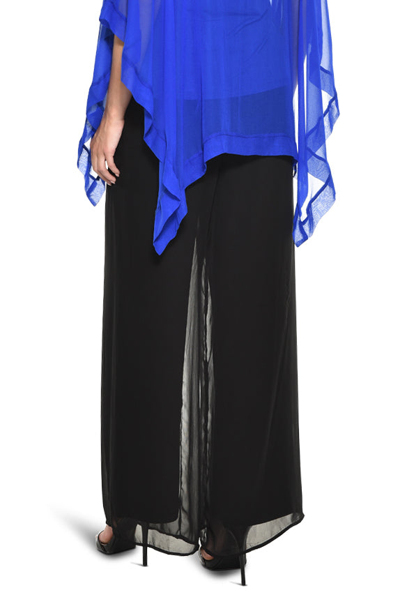 Sherry Wide Leg Sheer Overlay Pants
