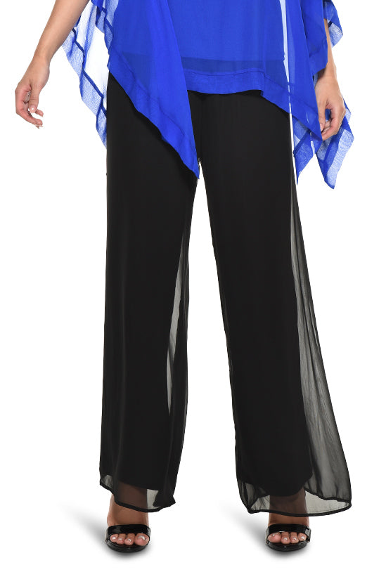 Sherry Wide Leg Sheer Overlay Pants