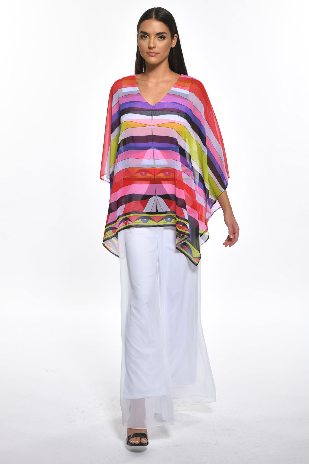 Sherry Wide Leg Sheer Overlay Pants
