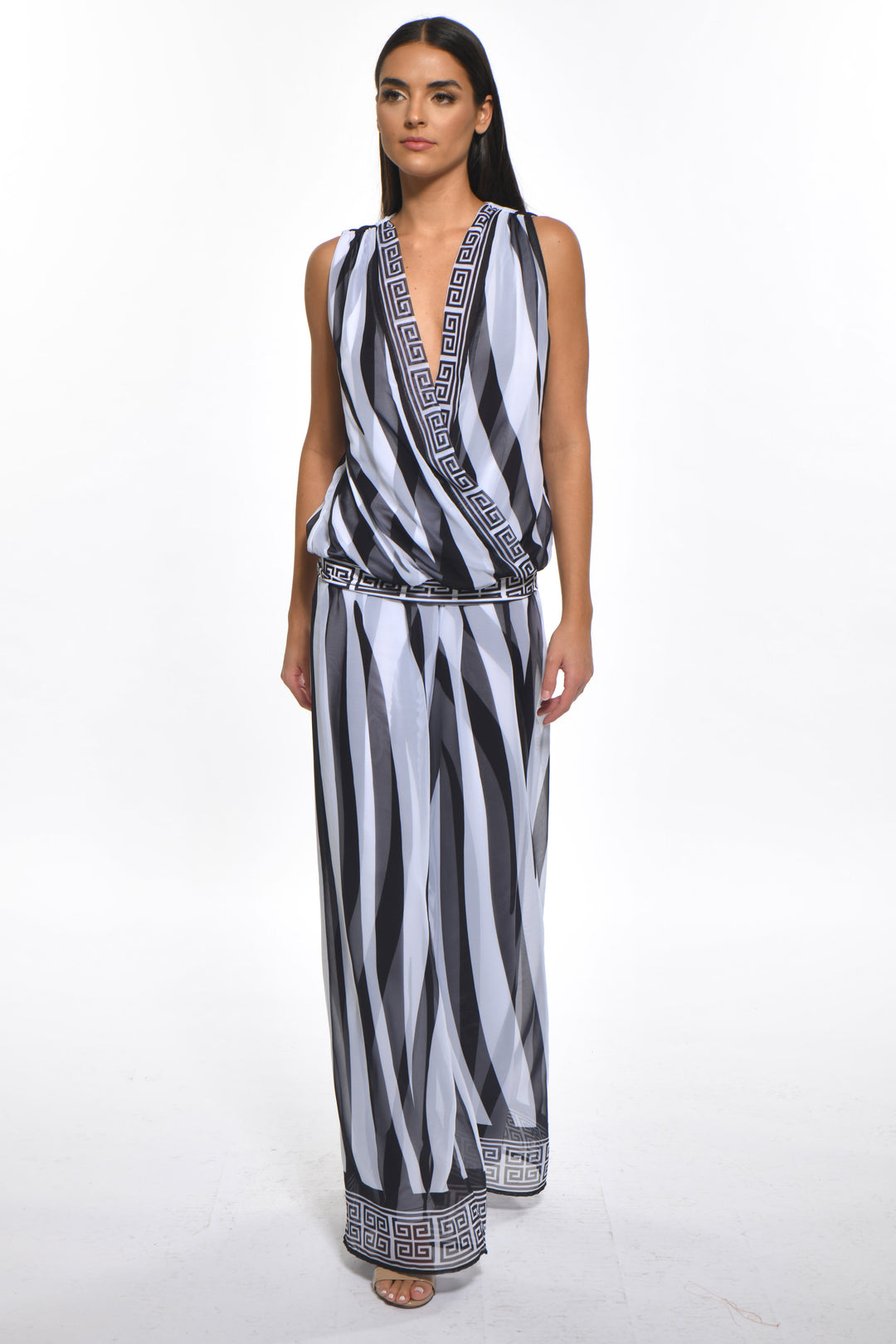Sherry Statement Wide Leg Sheer Pants