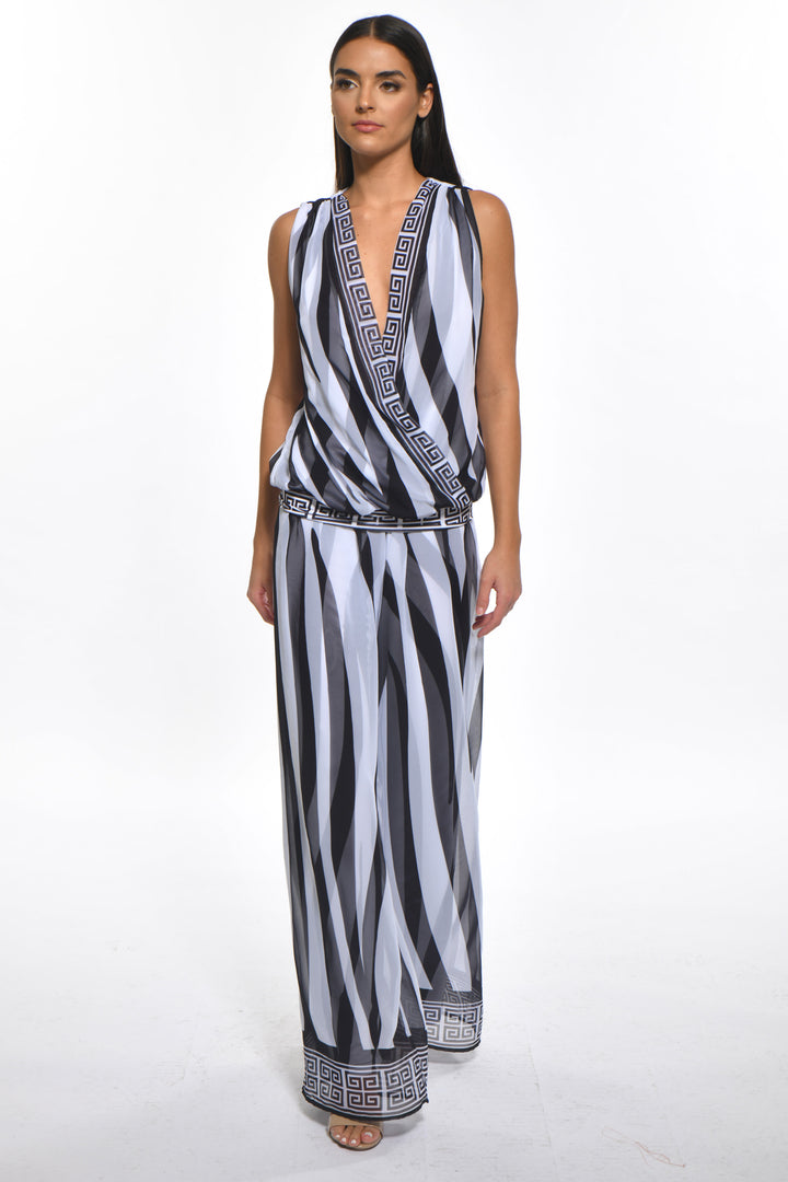 Sherry Statement Wide Leg Sheer Pants