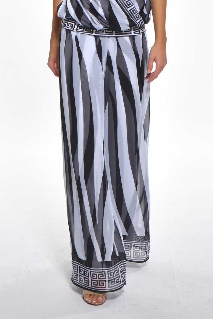Sherry Statement Wide Leg Sheer Pants