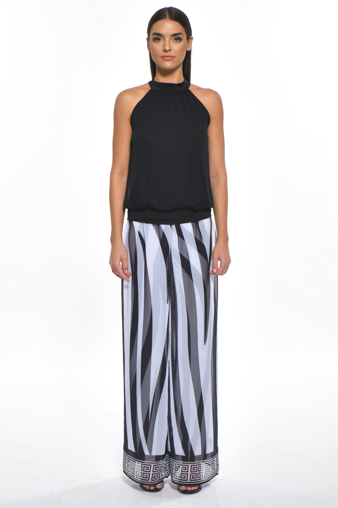 Sherry Statement Wide Leg Sheer Pants