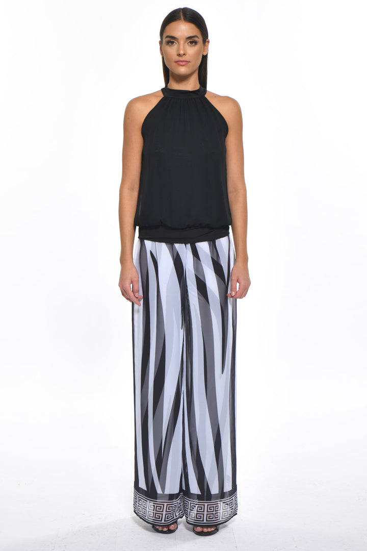 Sherry Statement Wide Leg Sheer Pants