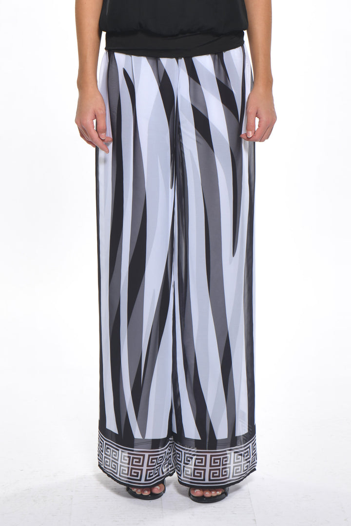 Sherry Statement Wide Leg Sheer Pants