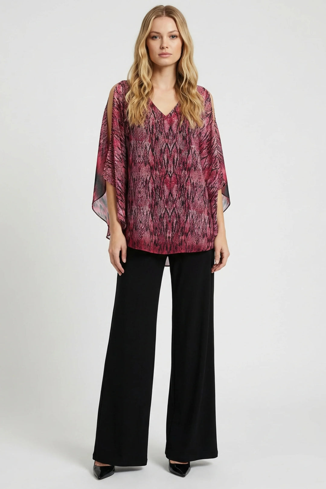 Claire Wide Leg Purina Jumpsuit