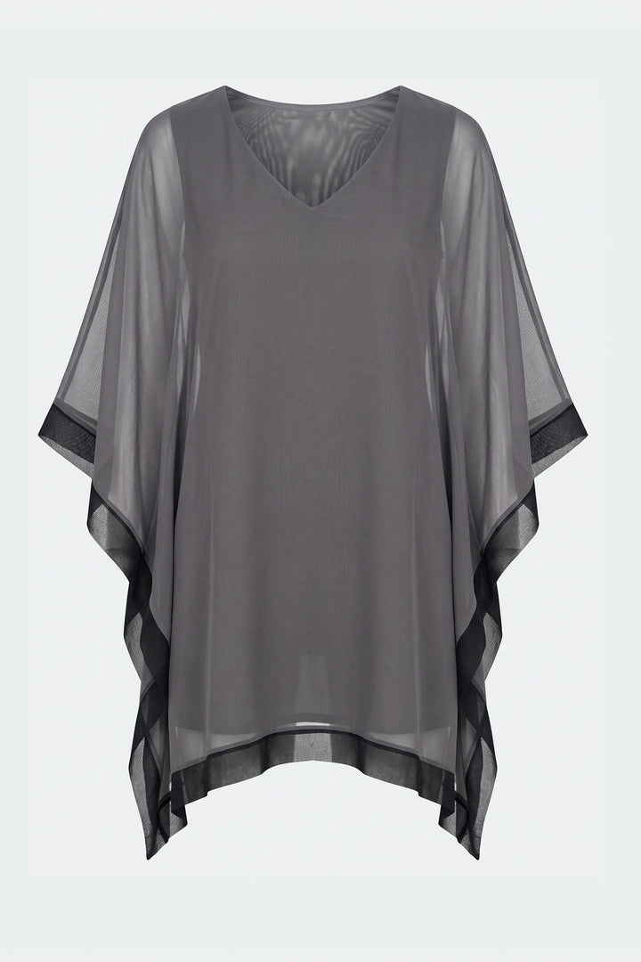 Penelope Border-Trim Caftan Dress