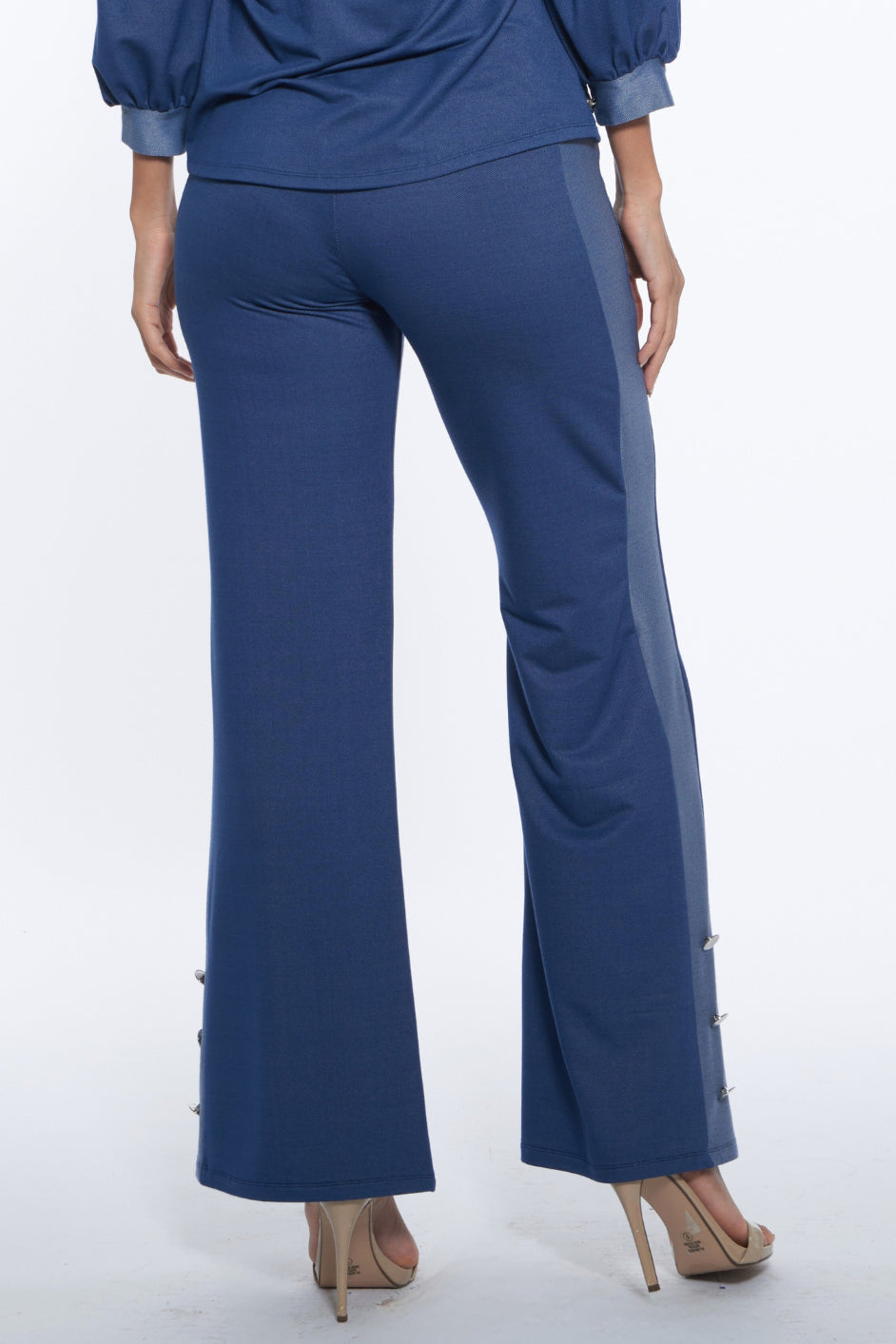Nora Wide Leg Denim Pants