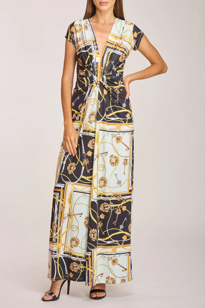 Amber Short Sleeve Wide-Leg Jumpsuit