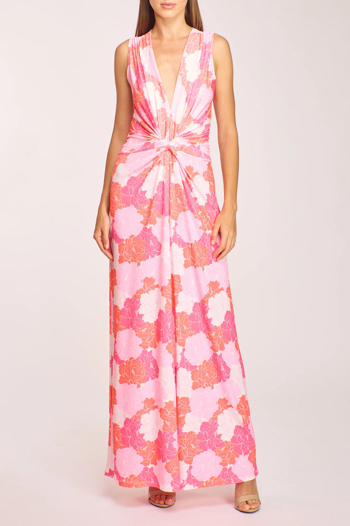 Amber Sleeveless Floral Wide Leg Jumpsuit