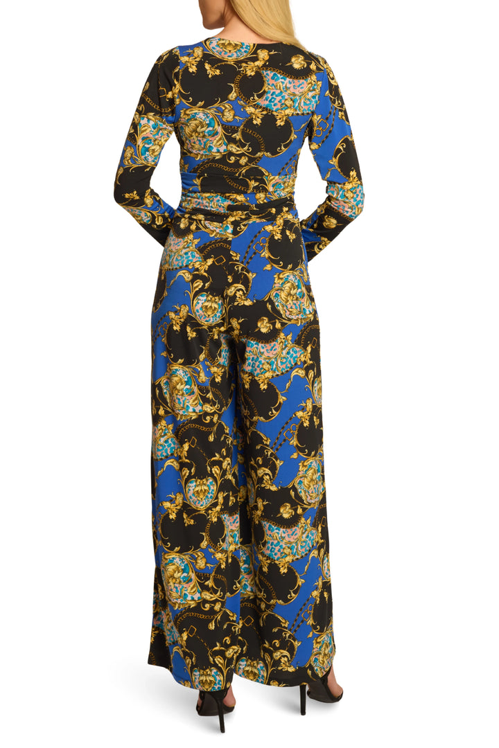 Amber Signature V‑Neck Wide Leg Jumpsuit
