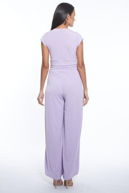 Amber SS Wide Leg Jumpsuit