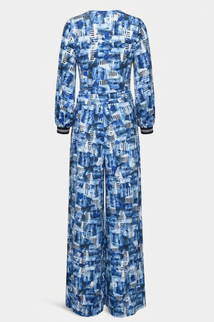 Amber Billow Sleeve Wide Leg Jumpsuit