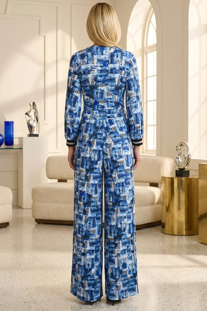 Amber Billow Sleeve Wide Leg Jumpsuit