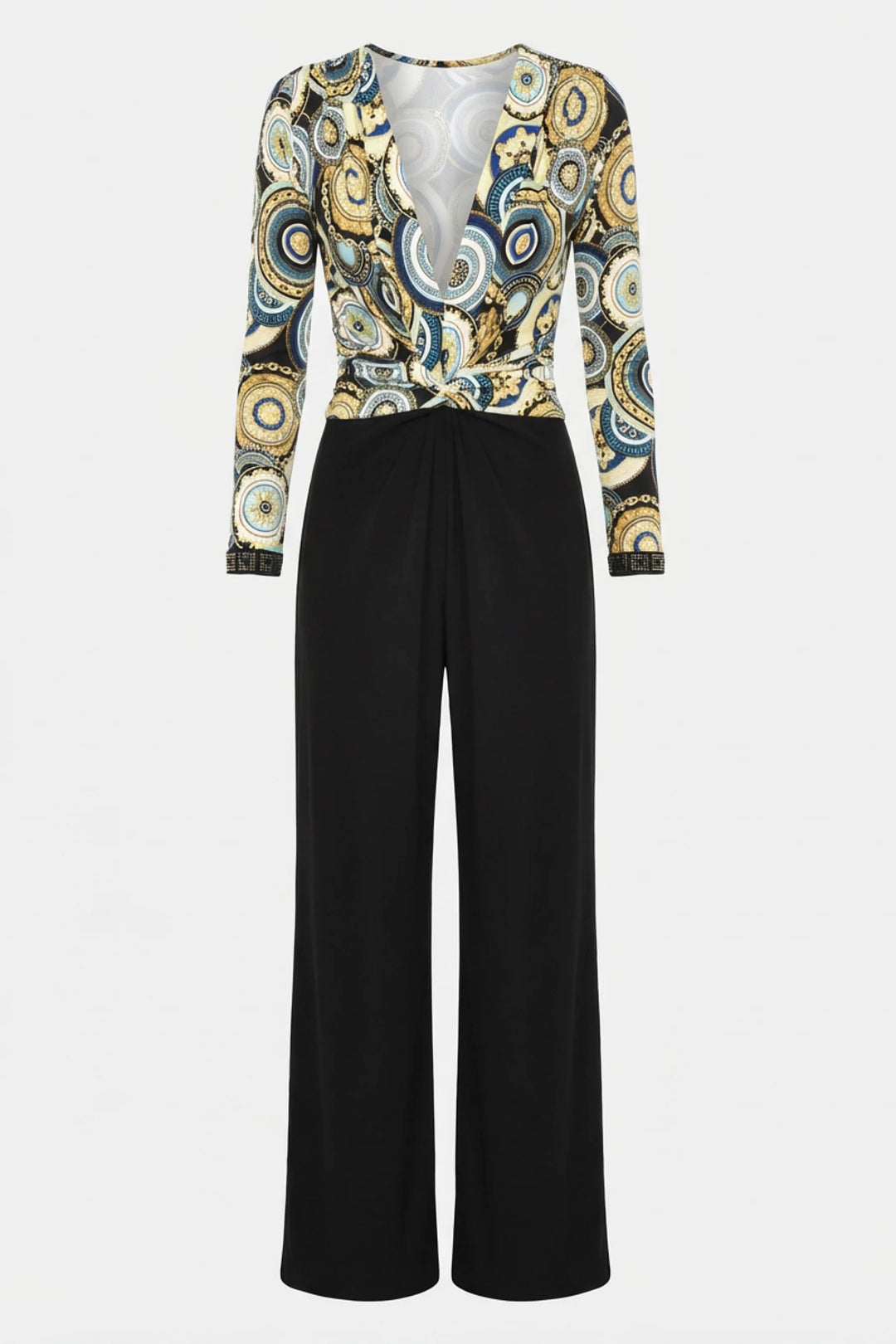 Amber Mixed Wide Leg Jumpsuit