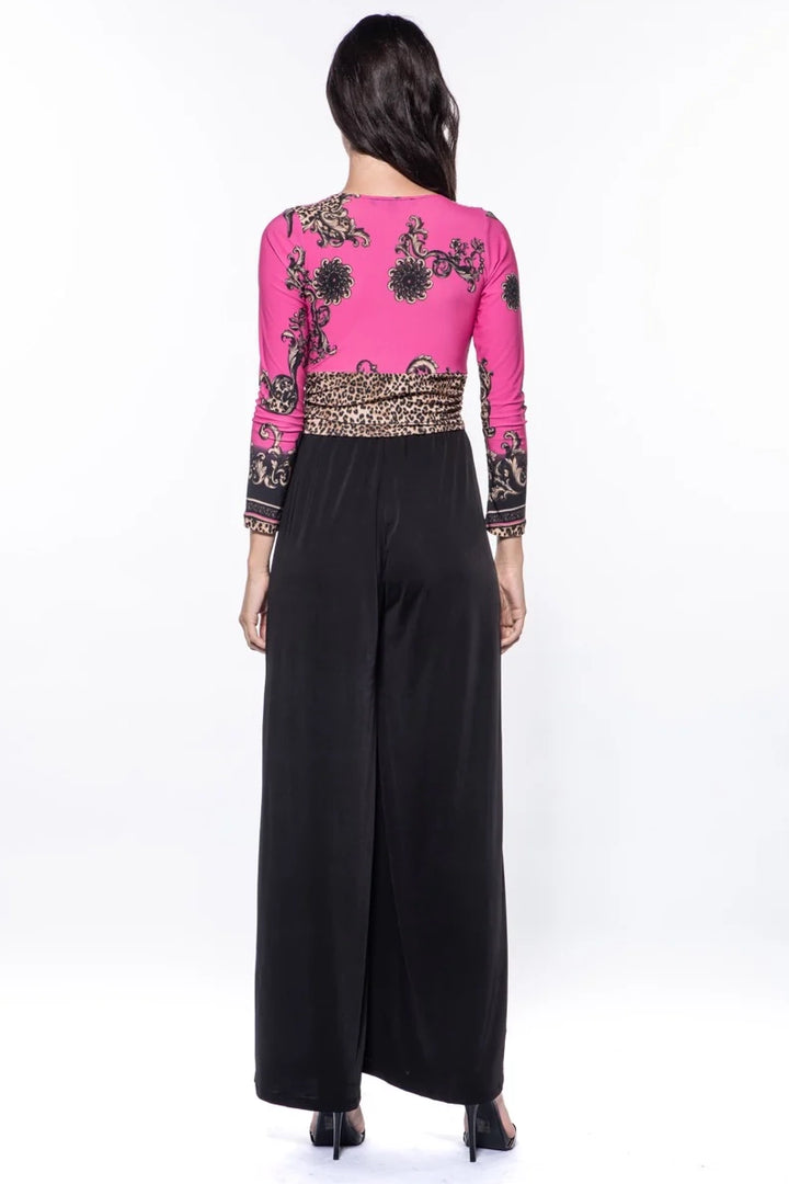 Amber Mixed Wide Leg Jumpsuit