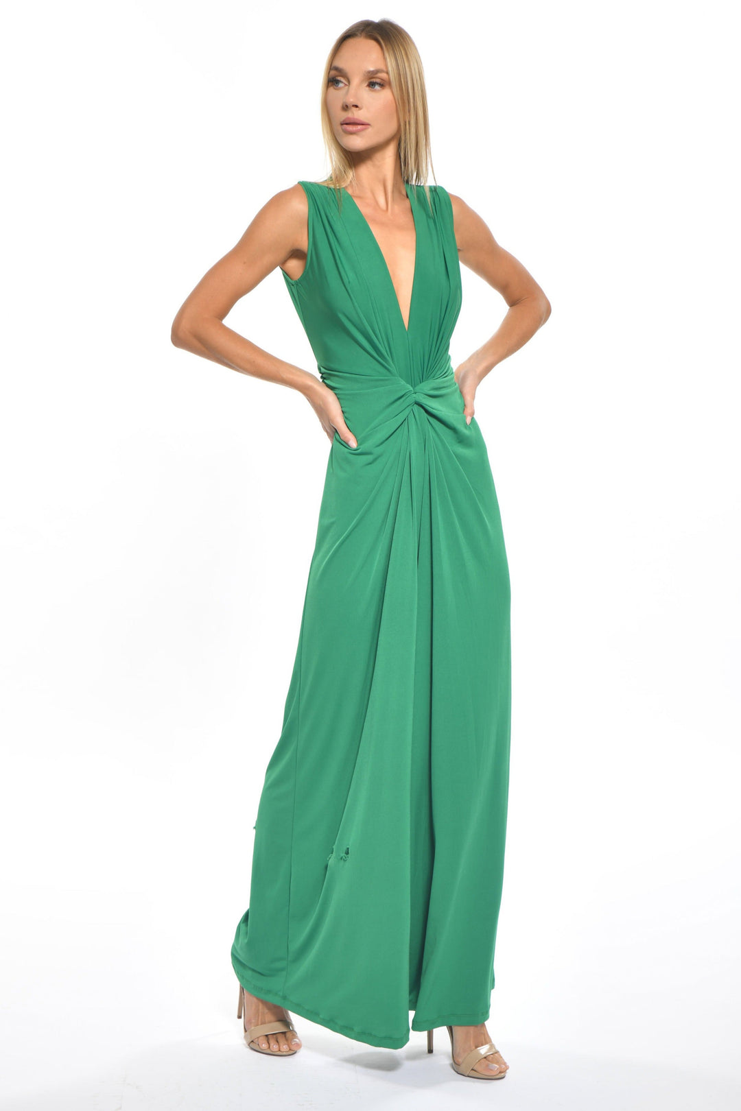 Amber Sleeveless Wide Leg Jumpsuit