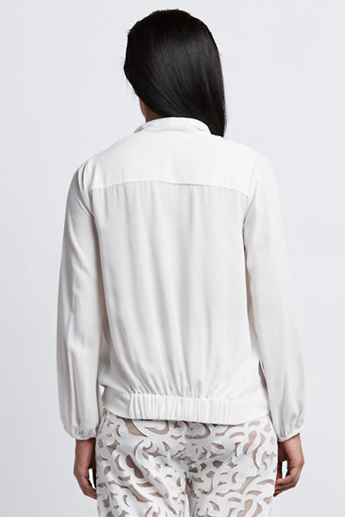 Ambrosia Georgette Crossover V-Neck Top