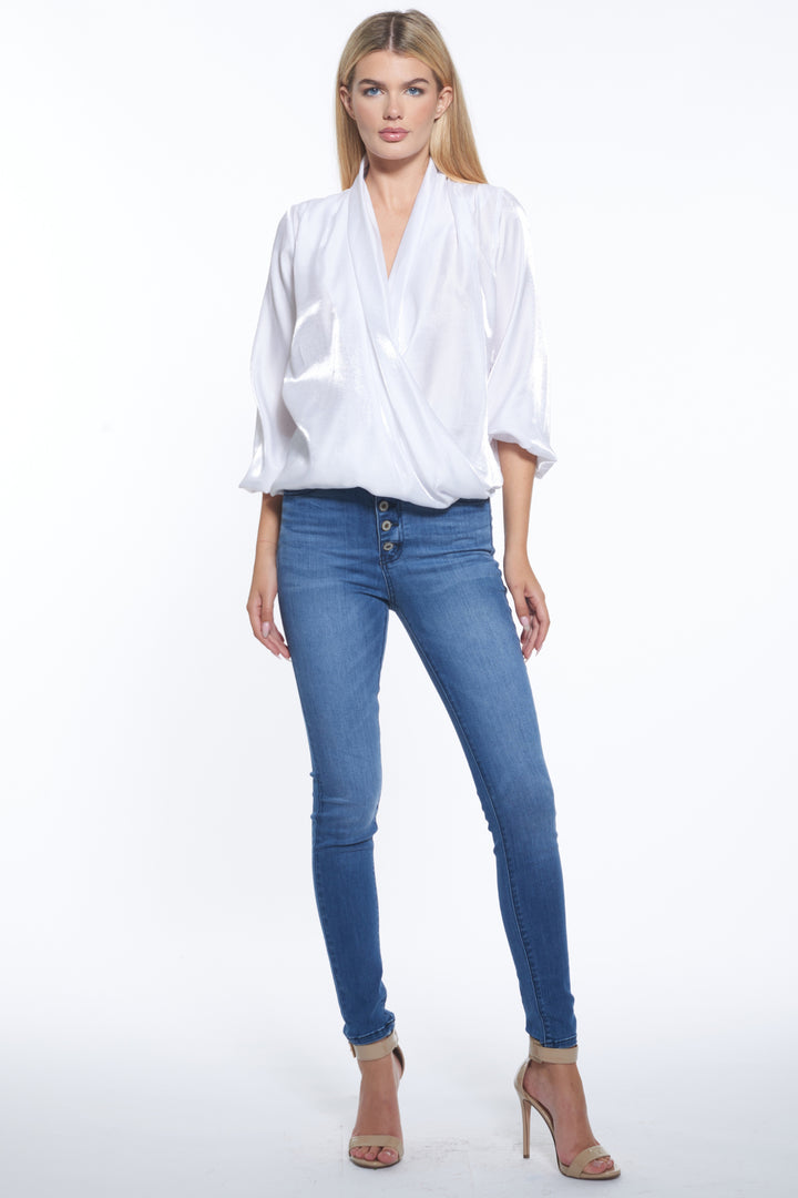 Ambrosia Soft Gathered Luxury Top