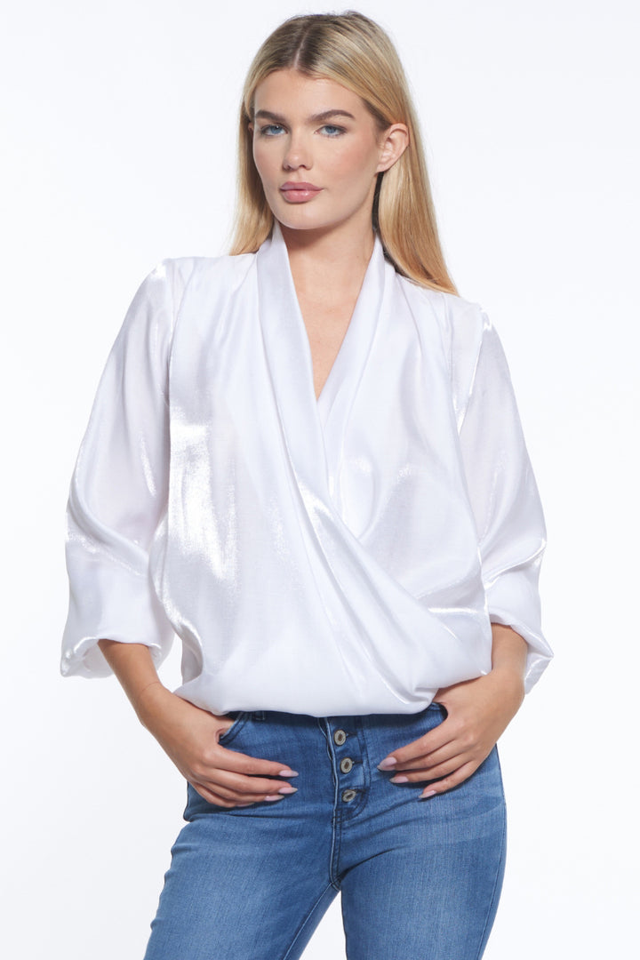 Ambrosia Soft Gathered Luxury Top