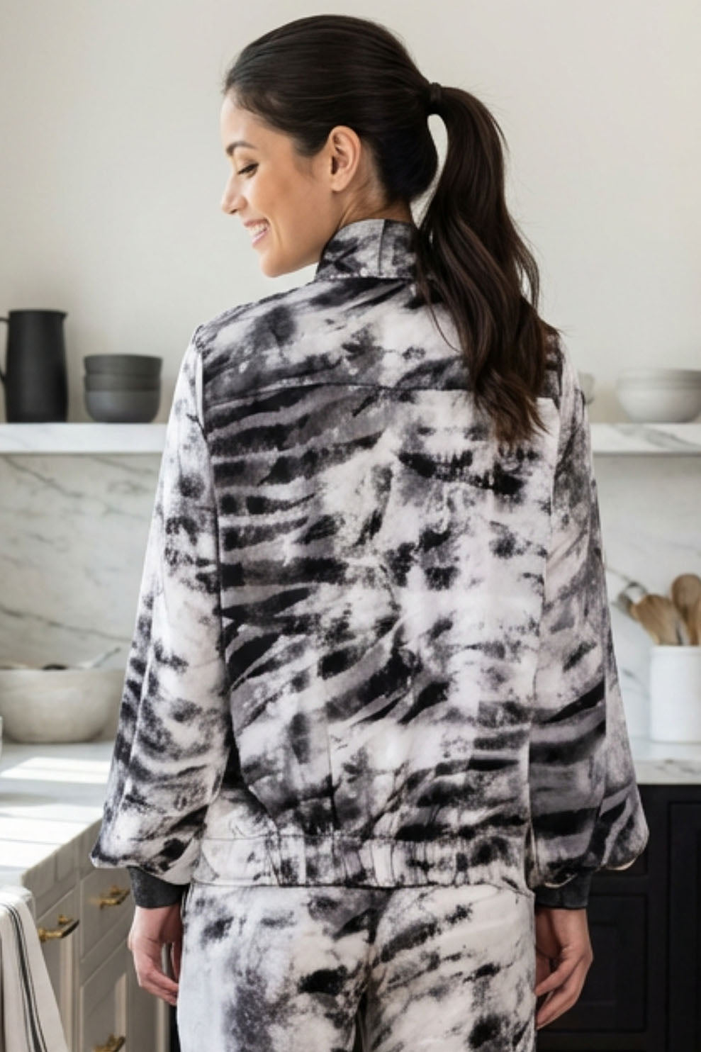 Ambrosia Legend Print Crossover Top