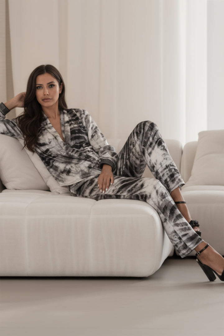 Ambrosia Legend Print Crossover Top