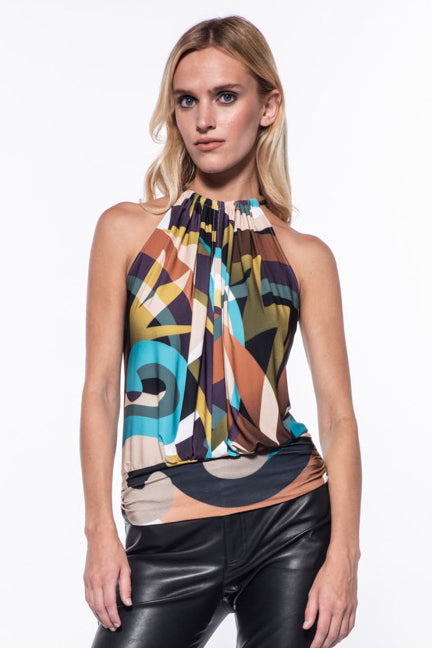 Atina Statement Halter Top