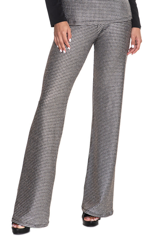 Leslie Silver Sequin Wide Leg Pants