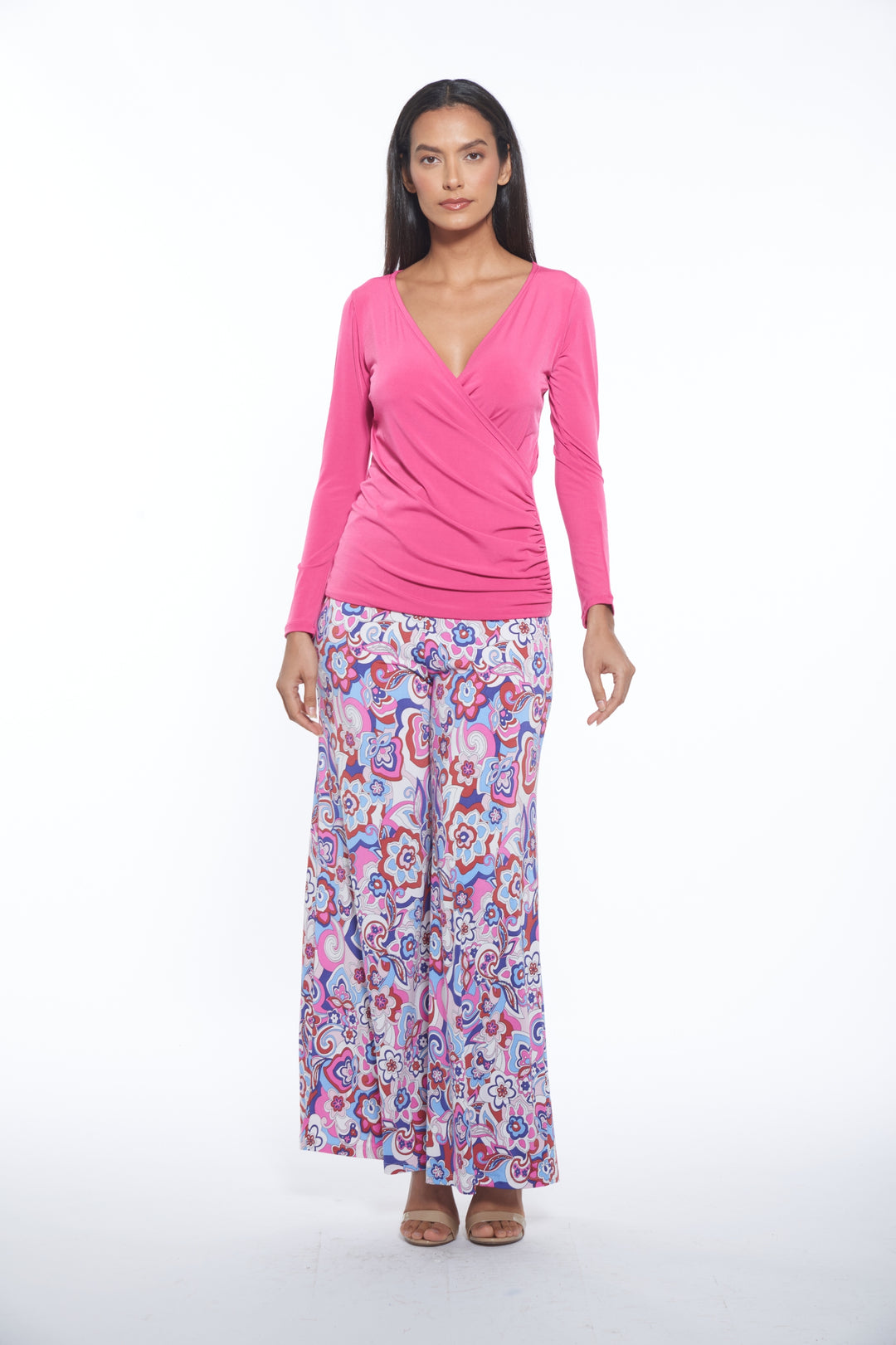 Tara Wide Leg Luxury Pants