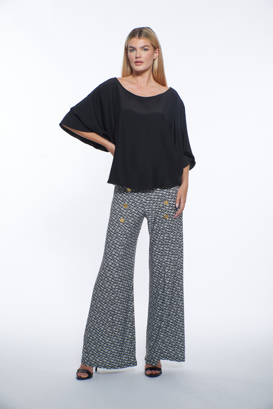 Luany Top - Black Silk