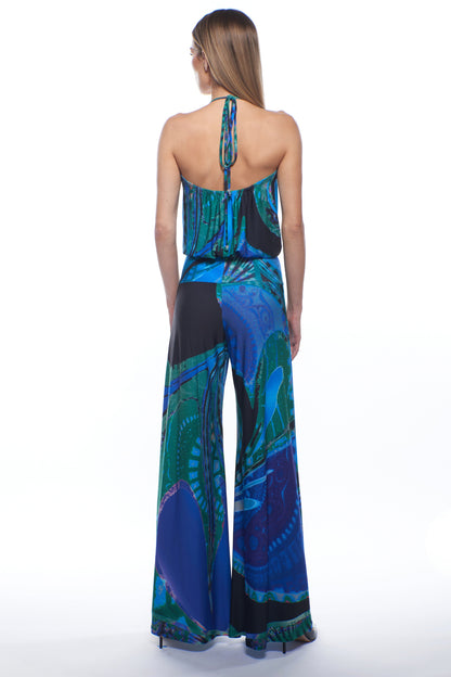 Lola Halter Wide Leg Jumpsuit