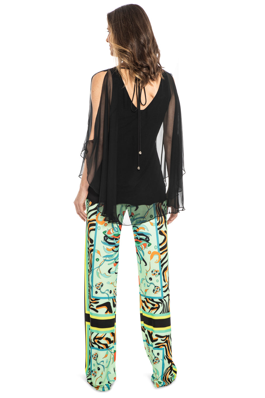 Avatar Draped Chiffon Top