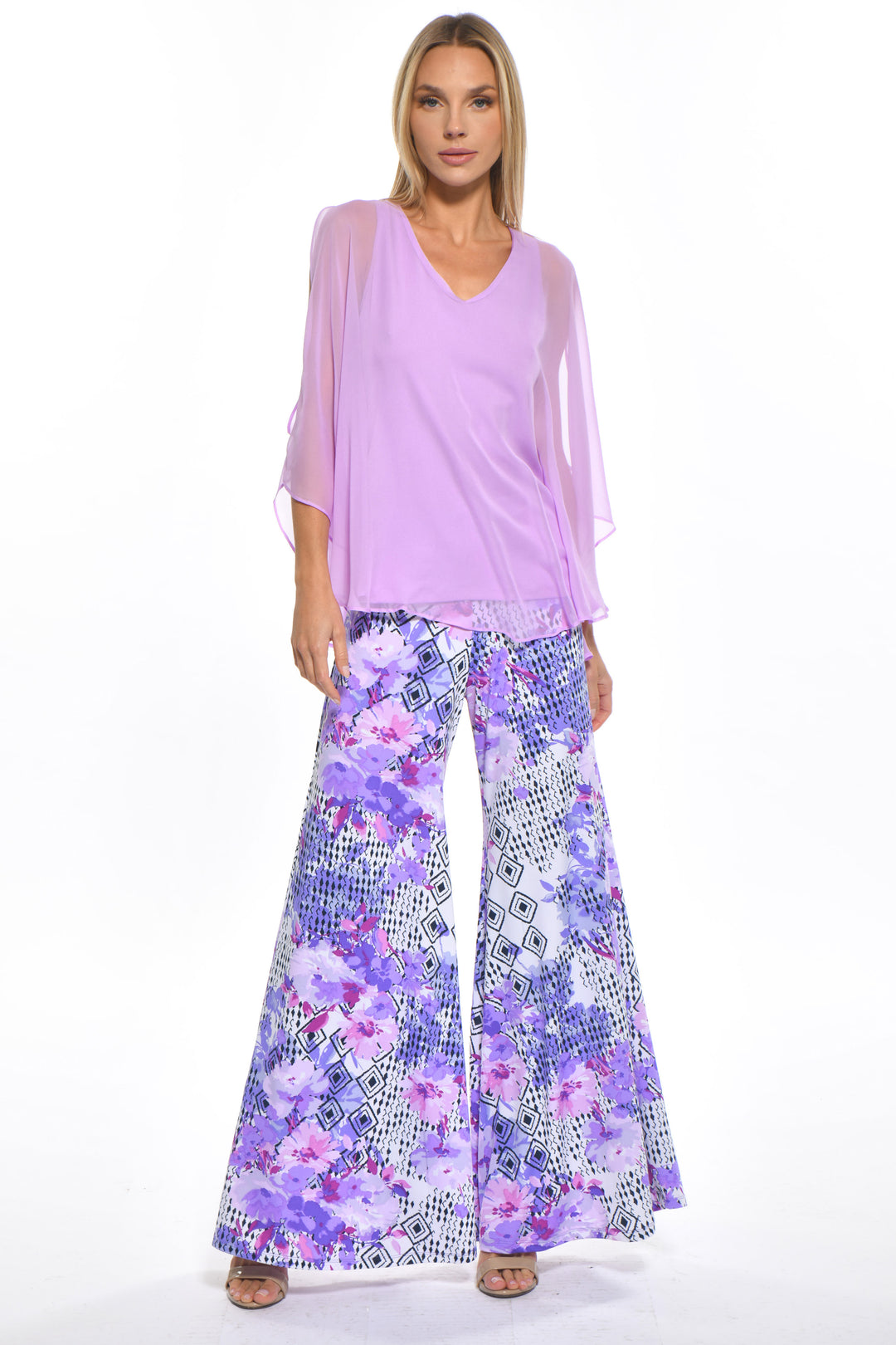 Avatar Draped Chiffon Top