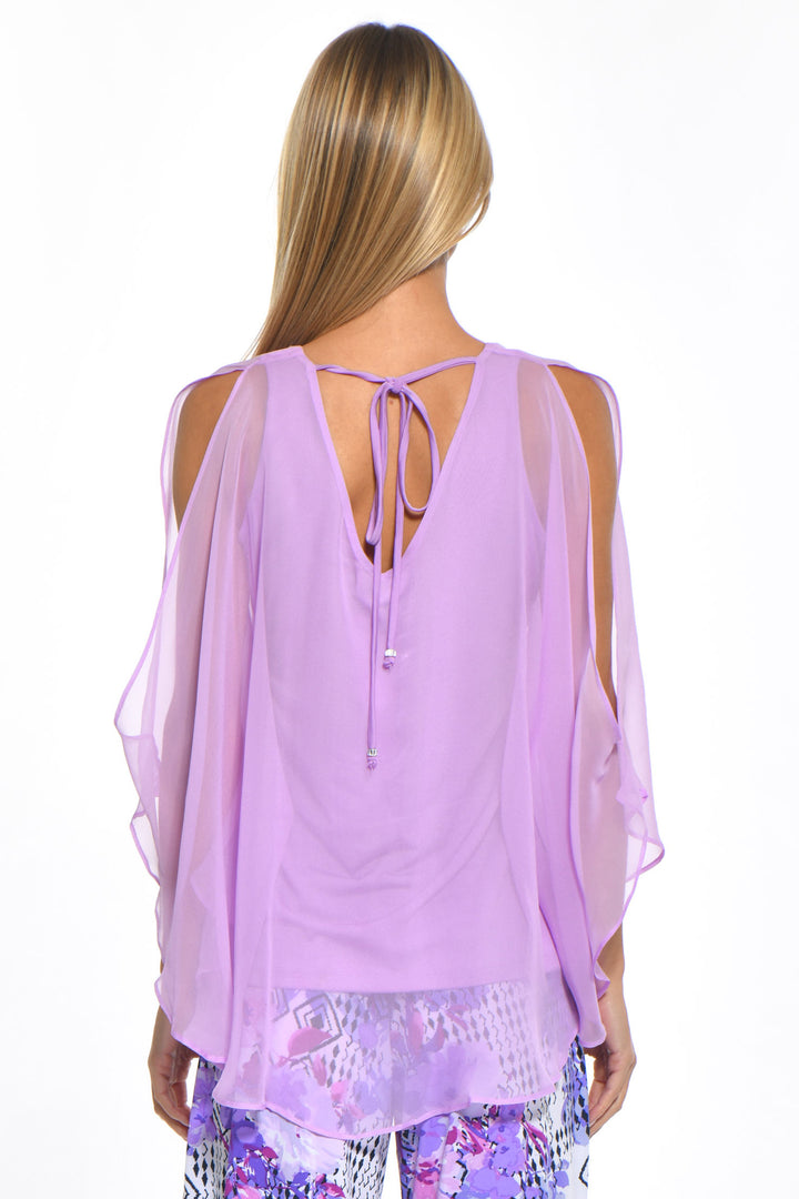 Avatar Draped Chiffon Top