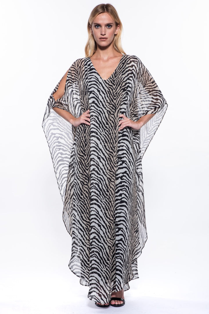 Avatar Chiffon Luxury Animal Maxi Dress