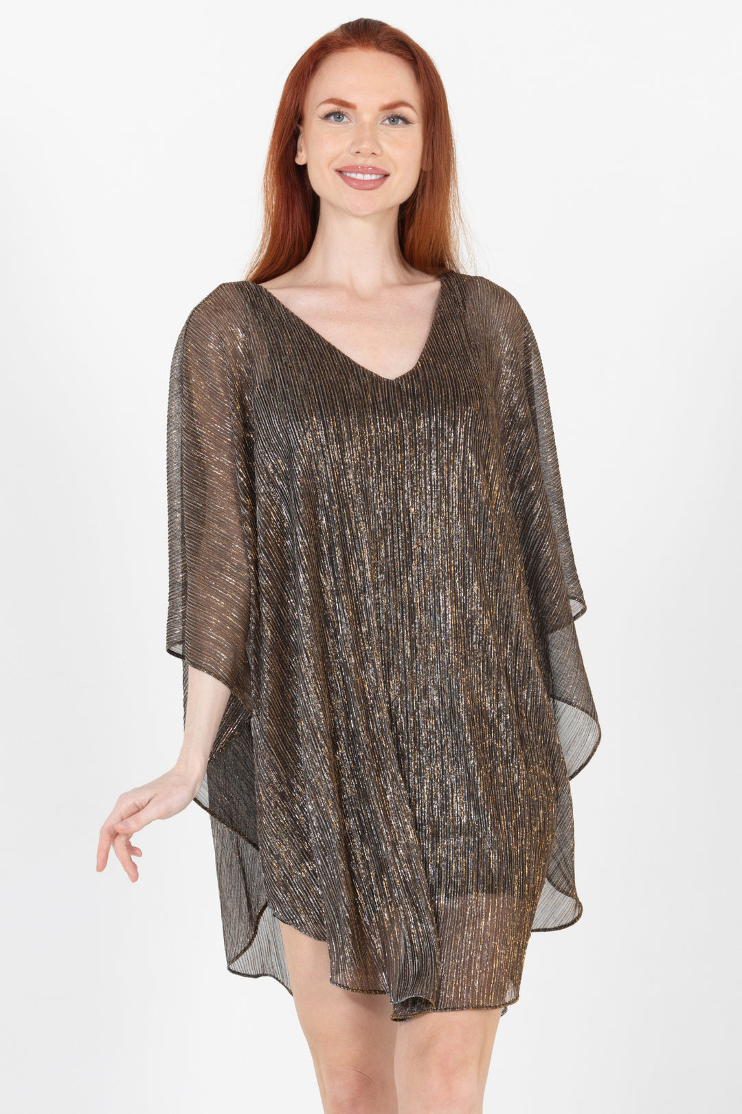 Avatar Draped Chiffon Luxury Mini Dress