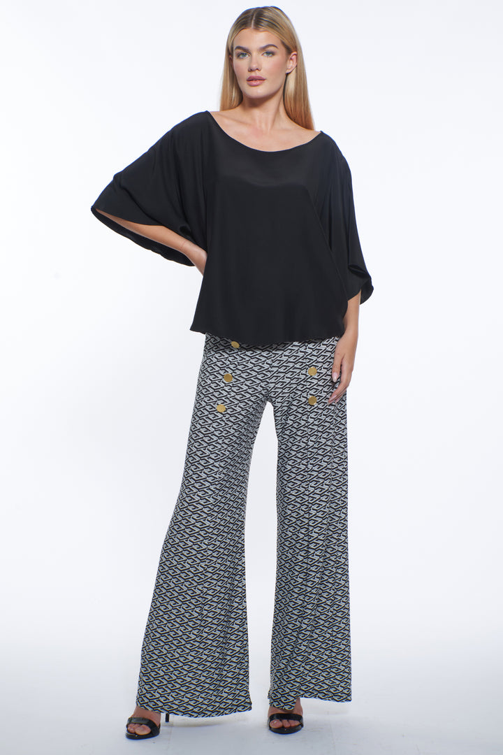 Cooper Geo Logo Wide Leg Pants